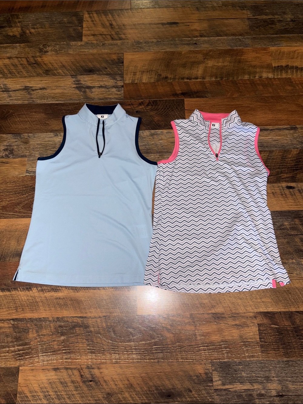 FootJoy Junior Girl Sleeveless Quarter-Zip‎ polos